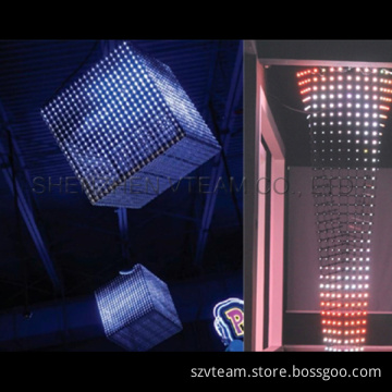 3D Effect Soft LED Mesh Screen for Wedding/Building Facade/Shopping Mall
